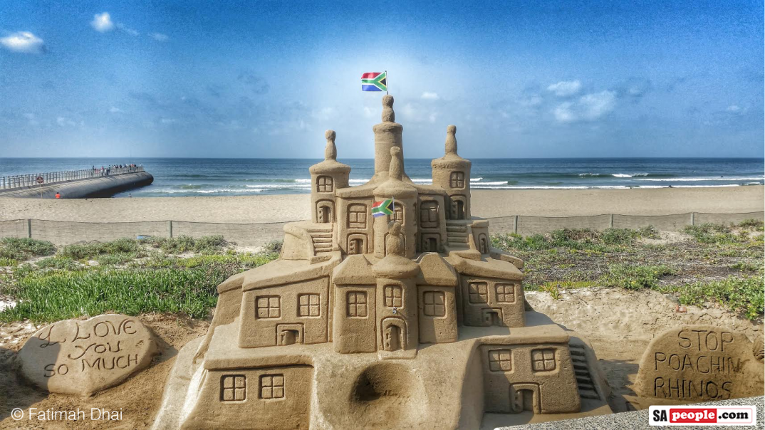 South African beach sand art South African beach sand art