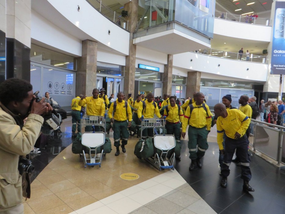 South African firefighters South African firefighters