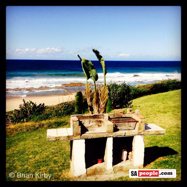 Braai, sea Durban South Africa