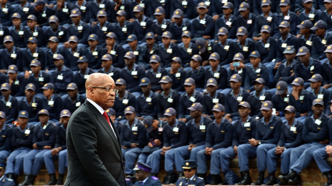 President Jacob Zuma at the South African Police Service Commemoration Day President Jacob Zuma at the South African Police Service Commemoration Day
