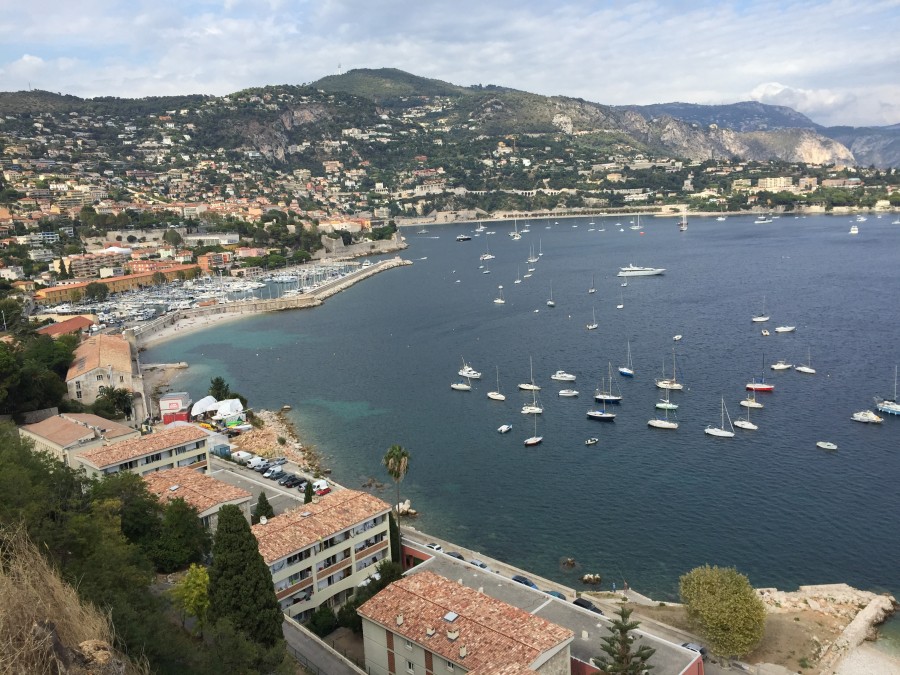 The kind of coastal town where the yachts call in. Here it's Villefranche sur Mer.
