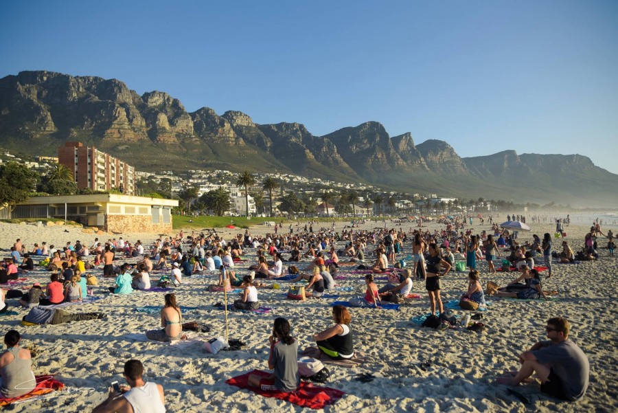 Meanwhile In Cape Town Full Moon Beach Dance Meditation Video Pics