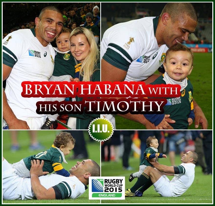 Bryan Habana and family Bryan Habana and family