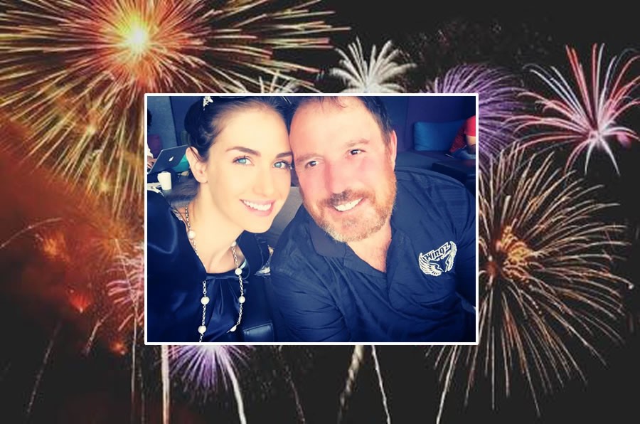 Darren Scott and wife Sarah-Kate Darren Scott and wife Sarah-Kate