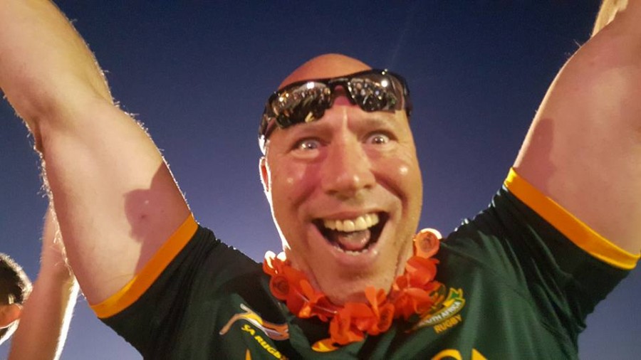 Mandy Vlam, Pretoria - "Calvin Thomson very happy." Mandy Vlam, Pretoria - "Calvin Thomson very happy."