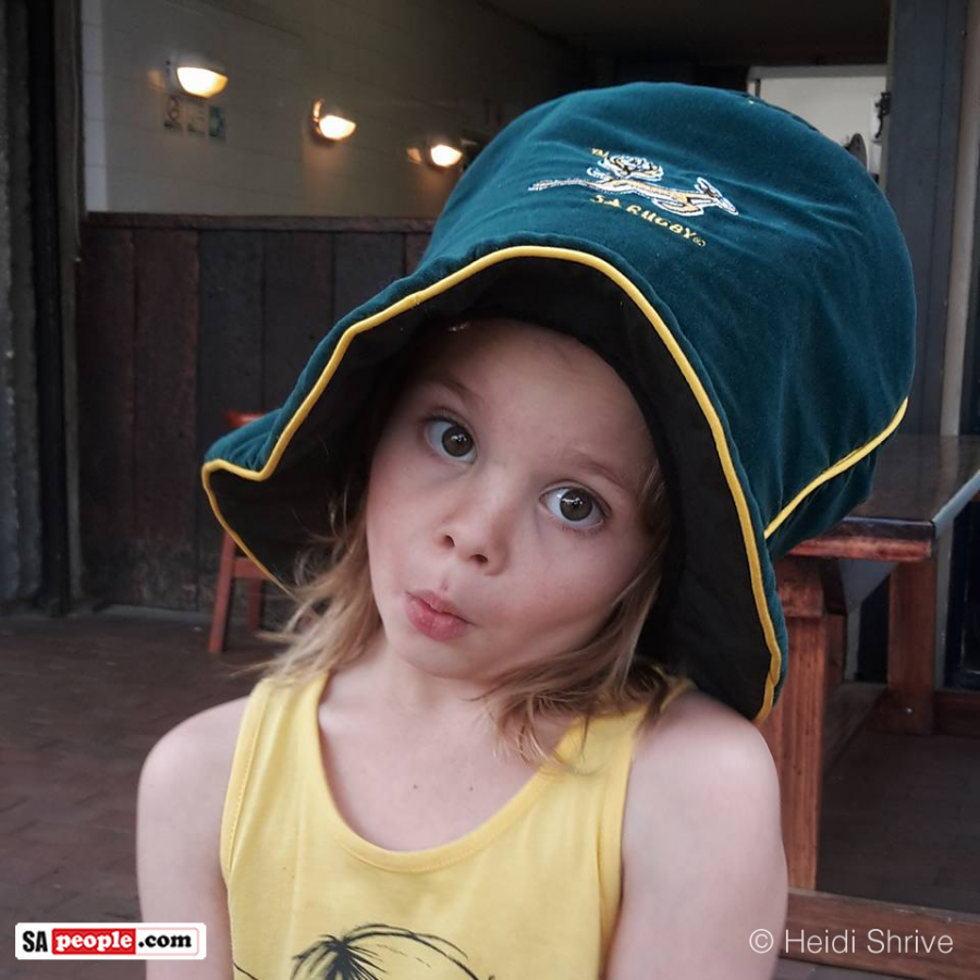 rugby3 Heidi Shrive to SA-People - for South Africans in South Africa and expats September 27 at 11:07am · My beautiful girlie supporting the Bokke yesterday.