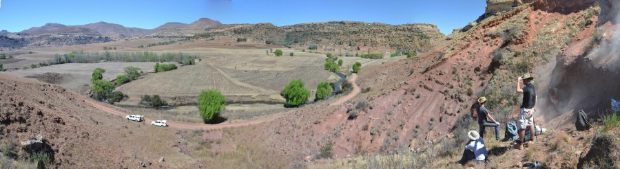 dinosaur-site The excavation site near Clarens on the Lesotho border. Photo: Kimi Chapelle.