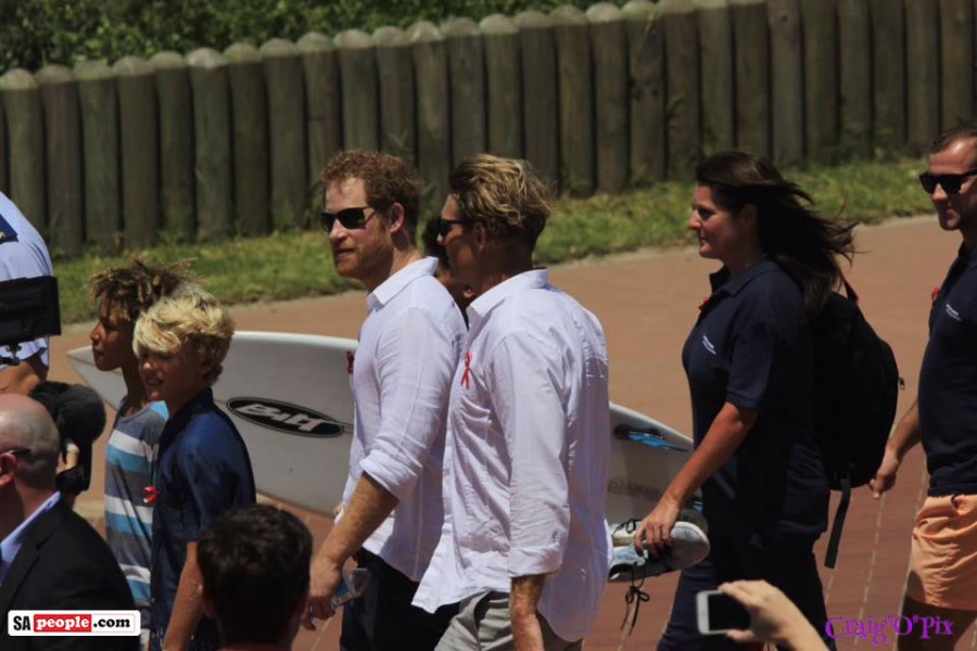 Prince Harry in Durban Prince Harry in Durban