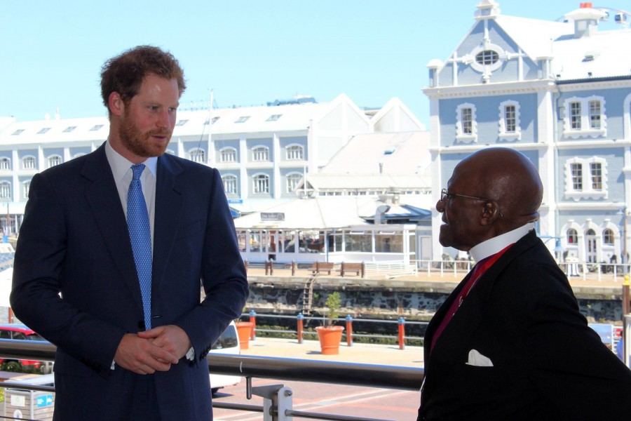 Prince Harry with Desmond Tutu3 Prince Harry with Desmond Tutu