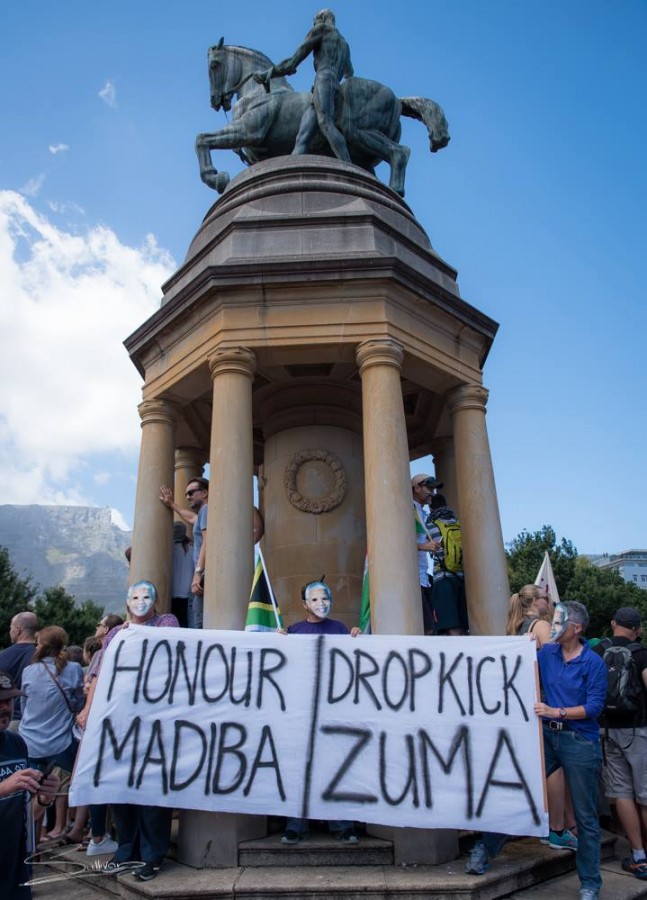 ZumaMustFall march in Cape Town ZumaMustFall march in Cape Town