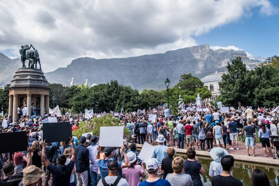 ZumaMustFall march in Cape Town ZumaMustFall march in Cape Town
