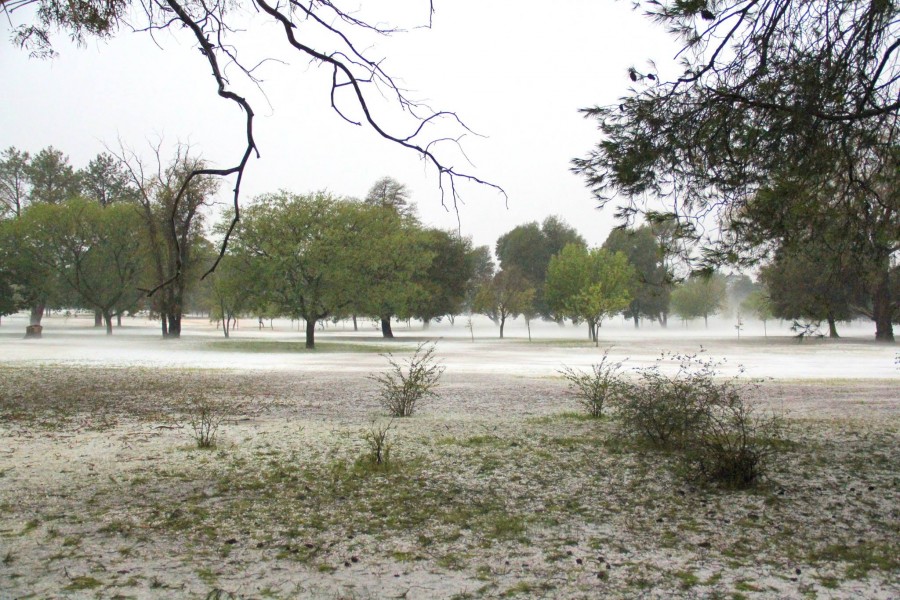 Golf course hail Golf course hail