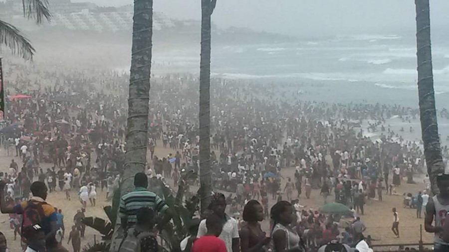 Margate Beach on New Year's Day Margate Beach on New Year's Day