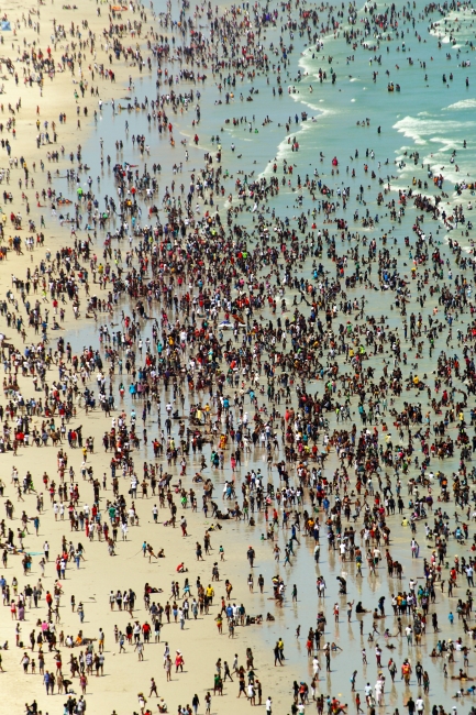 Muizenberg Beach NY4 Muizenberg Beach New Year 2016