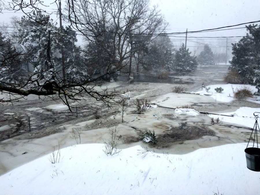 Snow storm in the USA