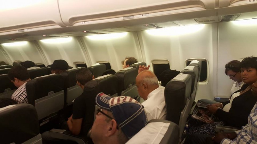 Pravin on Plane