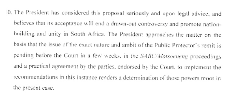 Zuma proposes to #paybackthemoney