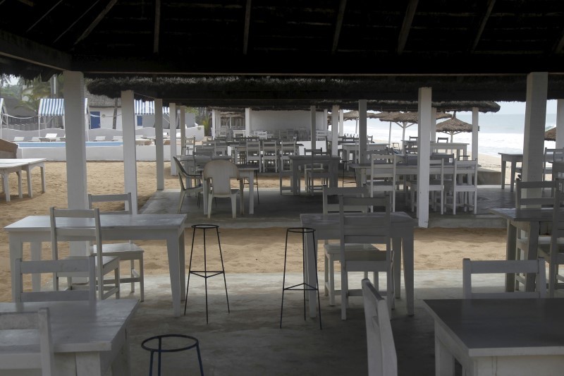 A view of an empty hotel following an attack by gunmen from al Qaeda's North African branch, is pictured in Grand Bassam A view of an empty hotel following an attack by gunmen from al Qaeda's North African branch, is pictured in Grand Bassam, Ivory Coast, March 14, 2016. REUTERS/Luc Gnago