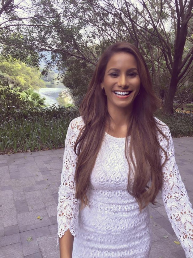 Candice Abrahams in China Candice Abrahams in China