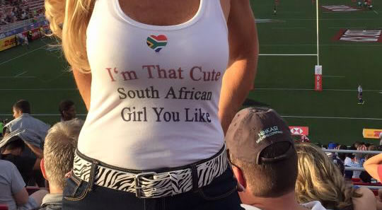 Cute SA girl T-shirt in Vegas