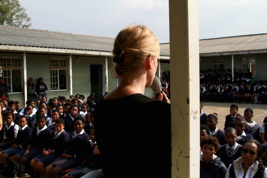 Charlize Theron África do Projeto de Divulgação