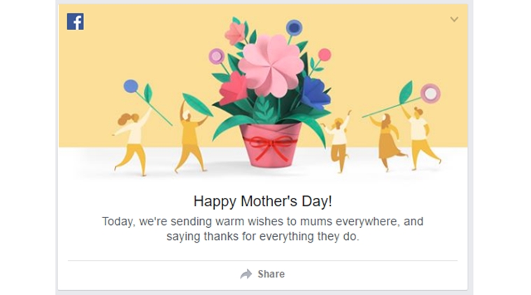 Facebook mothers day