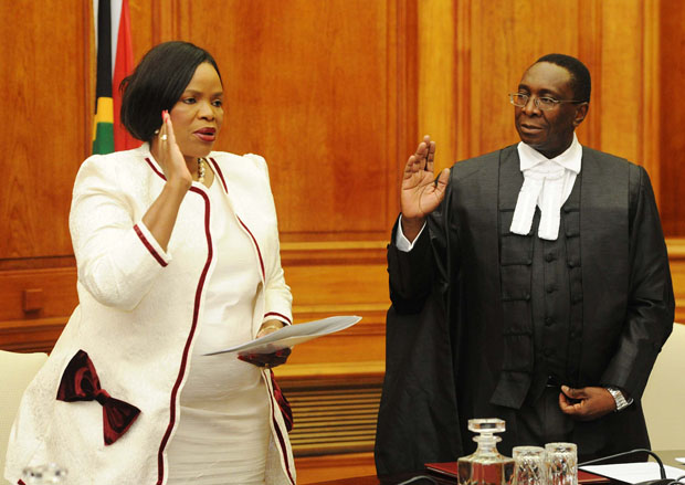 Ms Zanele kaMagwaza-Msibi was sworn in as the Deputy Minister of