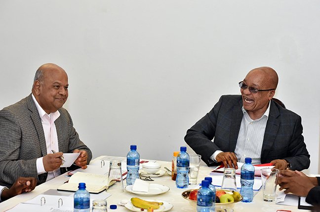 President Zuma and Pravin Gordhan
