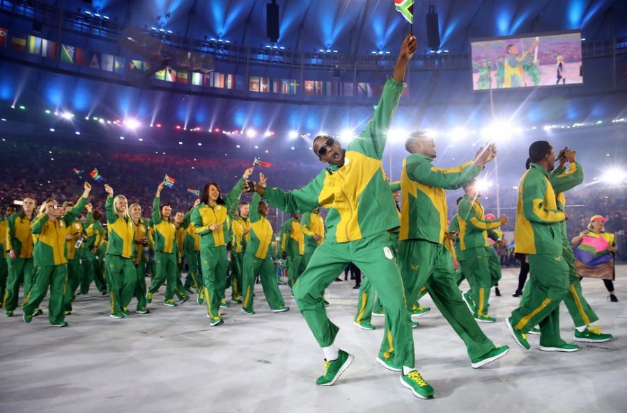 South African team at Olympics