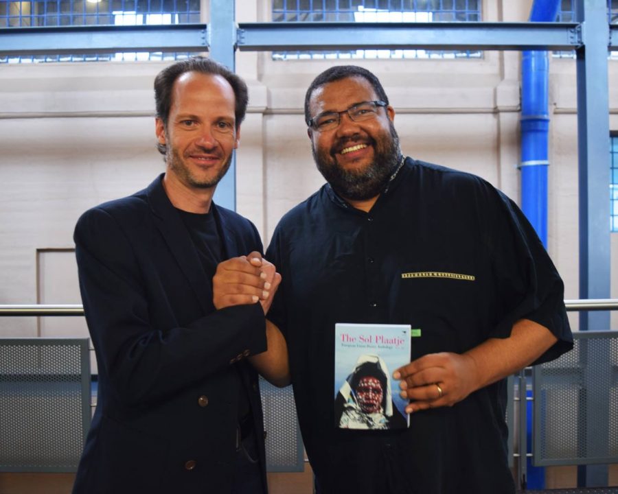 Read to Rise project's Steve Tsakiris (left) and Athol Williams. Source: Theart Press