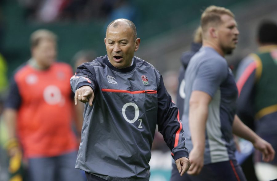 Britain Rugby Union - England v South Africa - 2016 Old Mutual Wealth Series - Twickenham Stadium, London, England - 12/11/16 England head coach Eddie Jones looks on during the warm up before the game Action Images via Reuters / Henry Browne Livepic EDITORIAL USE ONLY.