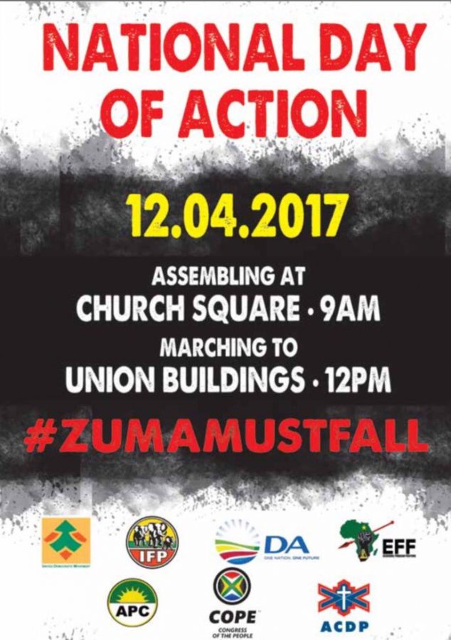 National Day of Action on Wednesday South Africans Urged to Keep Going Till Zuma Steps Down