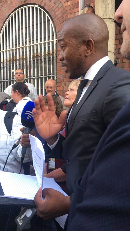 Mmusi Maimane lays charges against ANC