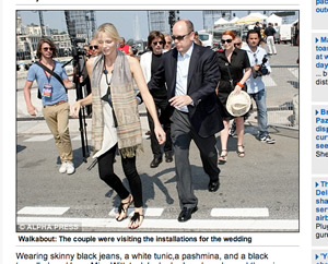 Charlene Wittstock and Prince Albert