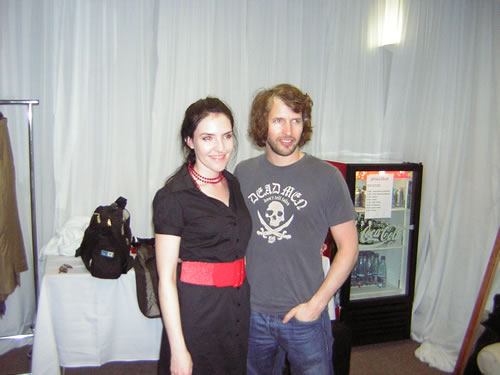 Josie Fields with James Blunt