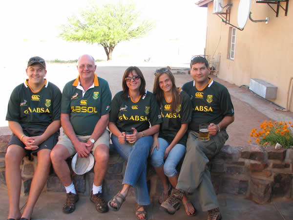 Bernard Pieterse and family