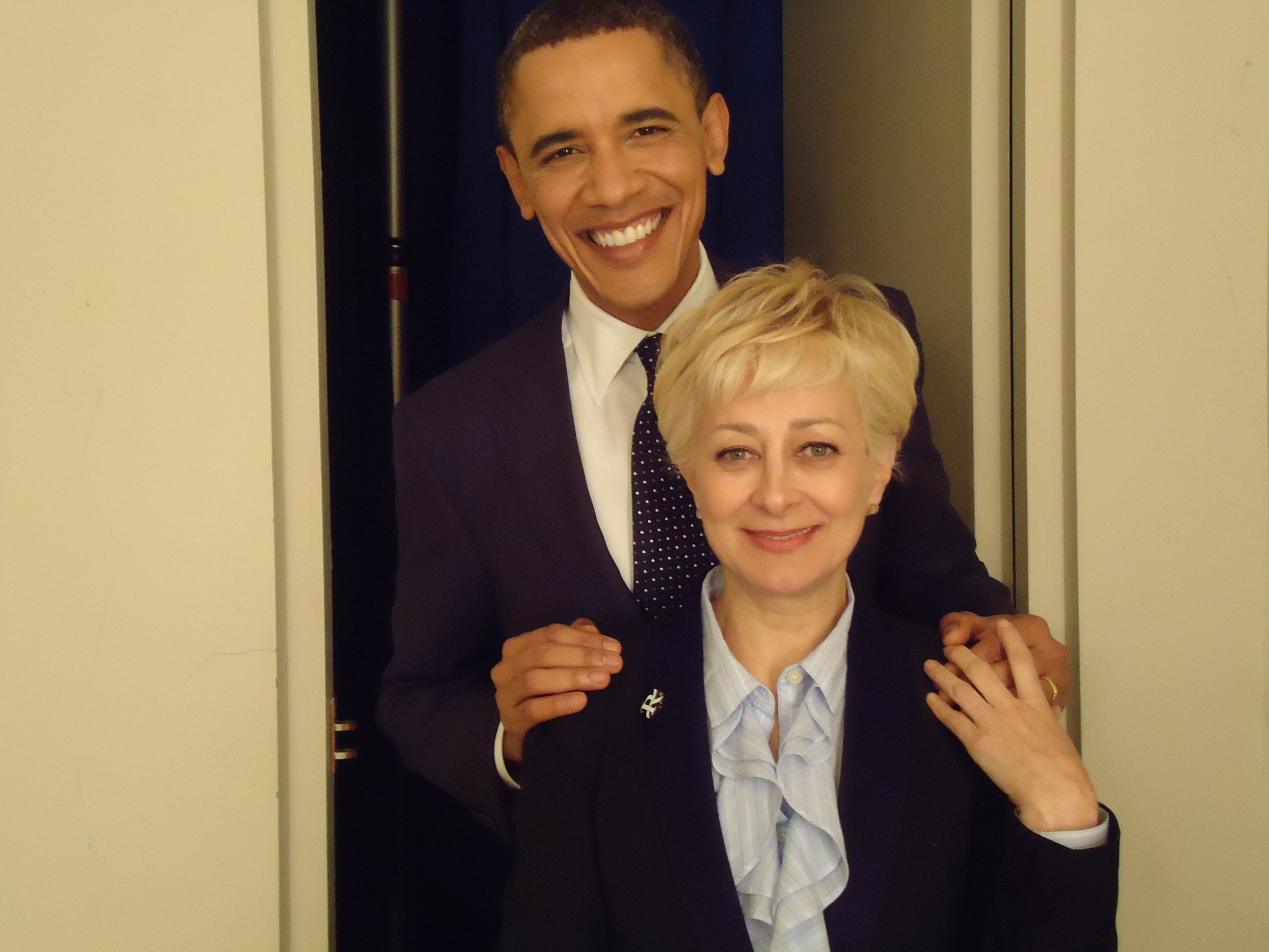 Lana with Barack Obama