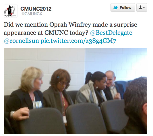 Oprah Winfrey surprise visit to support SA students Oprah Winfrey surprise visit to support SA students