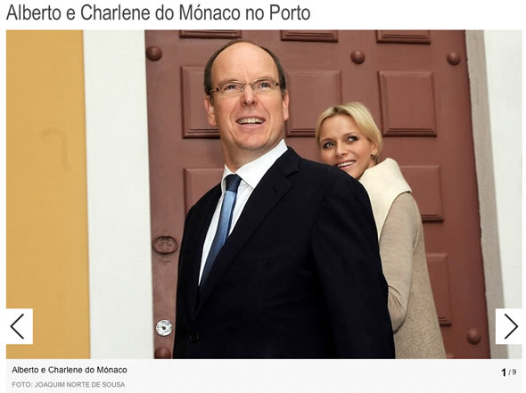 Princess Charlene and Prince Albert in Portugal