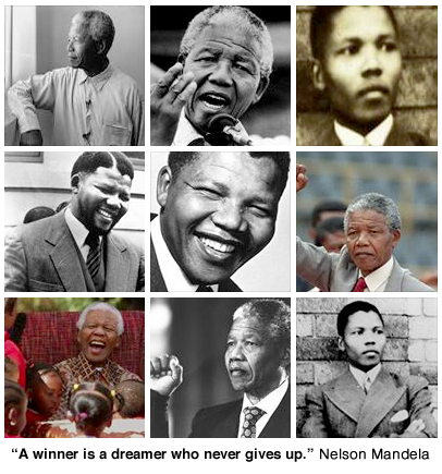 Former South African President Nelson Mandela Former South African President Nelson Mandela