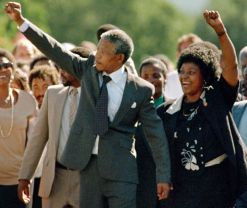 Former South African President Nelson Mandela