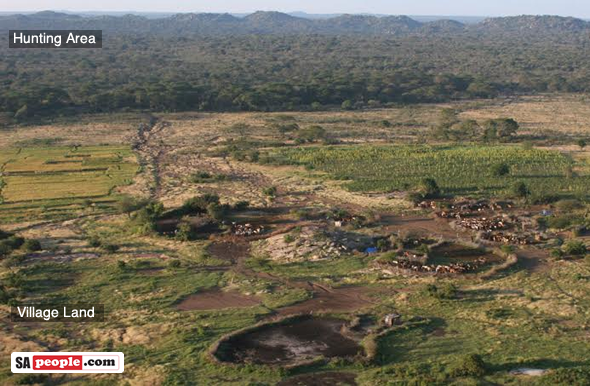 Hunting area vs Village land