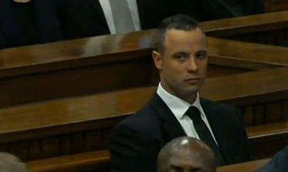 Oscar Pistorius in court on Thursday