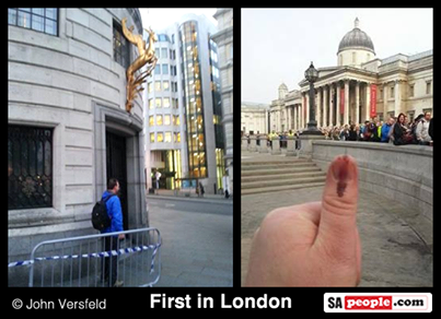 First in the Queue in London