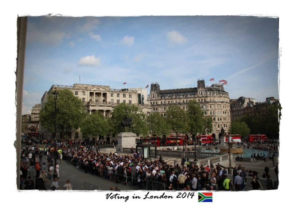 South Africans Voting in London South Africans Voting in London
