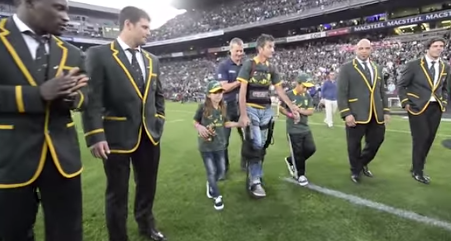 Joost van der Westhuizen at Ellis Park rugby stadium Joost van der Westhuizen at Ellis Park rugby stadium