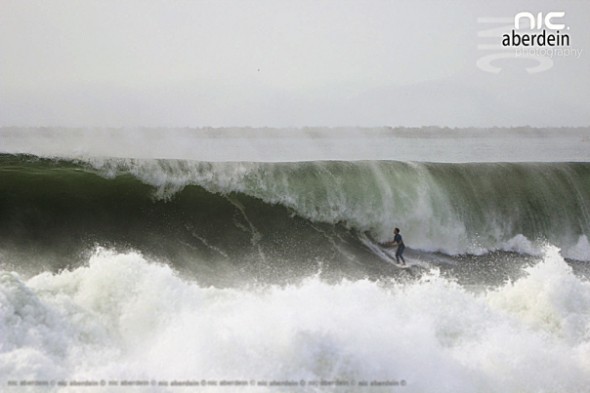 Not all the waves delivered perfect form, it was a roll of the dice.