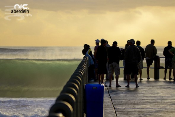 Morning view of another perfect day in Surf city