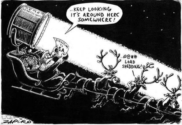 SA Load shedding at Christmas SA Load shedding at Christmas
