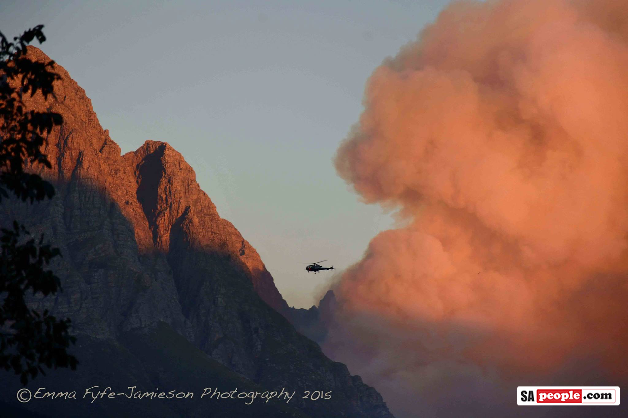 Fire in Stellenbosch Fire in Stellenbosch